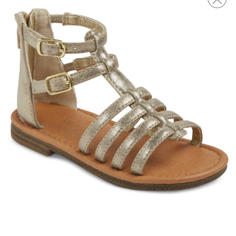 Cat and jack gold sandals